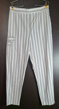 Sunny South Vintage Deadstock High Waist Tapered Cotton Pants USA Sz 8 Striped